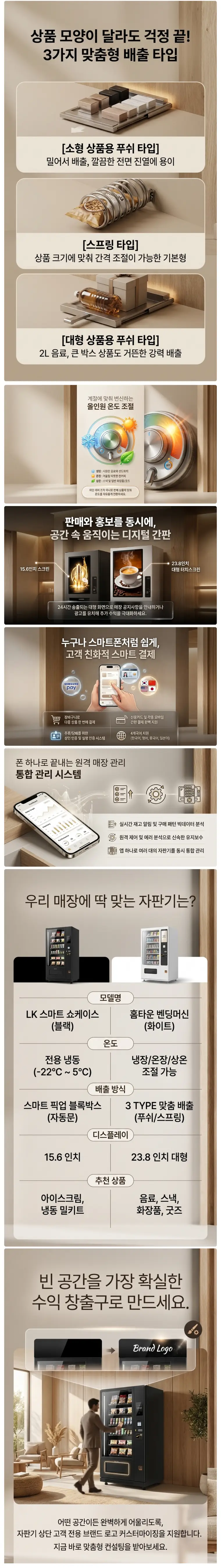 맞춤 배출 타입과 원격 운영 안내